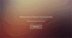 Desktop Screenshot of boostmybusiness.co.uk