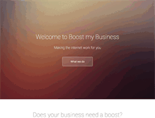 Tablet Screenshot of boostmybusiness.co.uk